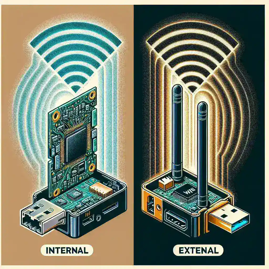 What are the differences between internal and external WiFi adapters?