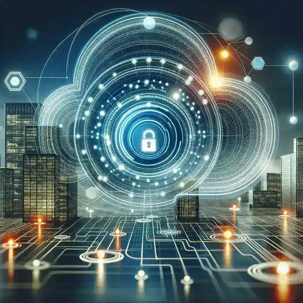 "Multifactor Authentication SaaS interface displayed on a laptop, illustrating enhanced enterprise security measures in the cloud era."