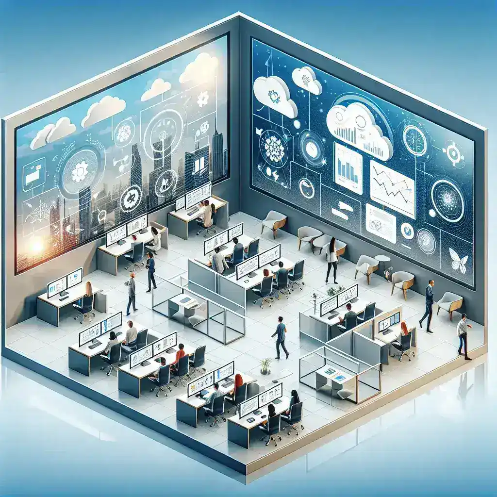 "Zoom's new persistent project rooms interface showcasing integrated whiteboards, designed to enhance collaboration and productivity for remote teams."