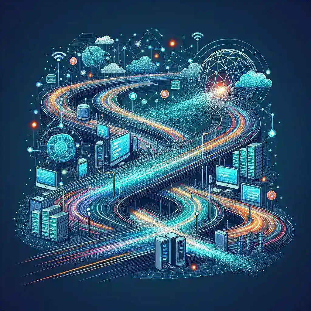 "Illustration of adaptive rate limiting platforms dashboard showcasing smart traffic management tools and analytics for optimizing network performance."